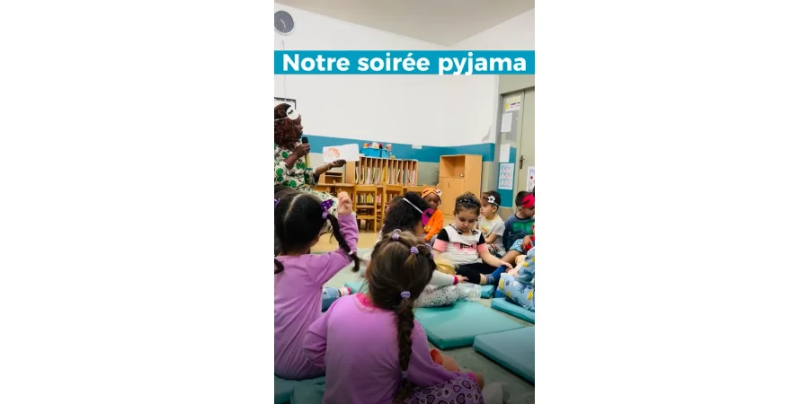 Une soirée pyjama pour nos enfants! 💤🎊  Dans le but de sensibiliser nos enfants 🥰 sur l’hygiène du sommeil💤, les heures ⏰de sommeil et les rituels du coucher🦷, nous avons effectué avec plein d’enthousiasme cette activité dénommé ‘’Soirée Pyjama’’. Nous av